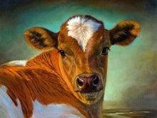 Charger l&#39;image dans la galerie, Broderie Diamant | Broderie Diamant - Vache | animaux Broderie Animaux vaches | FiguredArt