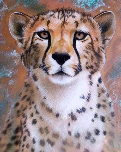 Broderie Diamant | Broderie Diamant - Visage du Guépard | animaux Broderie Animaux | FiguredArt