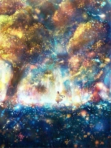 Broderie Diamant | Broderie Diamant - Voie céleste | Broderie Paysages paysages | FiguredArt