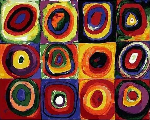 peinture par numéros | Cercles | abstrait facile | FiguredArt
