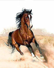 Charger l&#39;image dans la galerie, peinture par numéros | Cheval en plein élan | animaux chevaux facile | FiguredArt