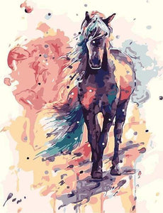 peinture par numéros | Cheval peint | animaux chevaux facile | FiguredArt
