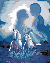 Charger l&#39;image dans la galerie, peinture par numéros | Chevaux romantiques | animaux chevaux facile romantique | FiguredArt