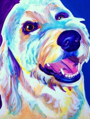 peinture par numéros | Chien lumineux | animaux chiens complexe | FiguredArt