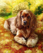 Charger l&#39;image dans la galerie, peinture par numéros | Chiot Golden Retriever | animaux chiens complexe | FiguredArt
