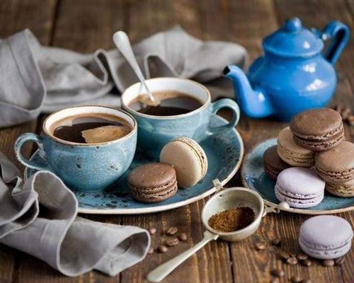 peinture par numéros | Chocolat Chaud | complexe cuisine | FiguredArt