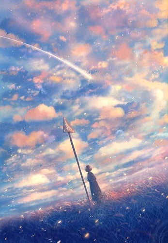 peinture par numéros | Ciel rosé | complexe paysages | FiguredArt