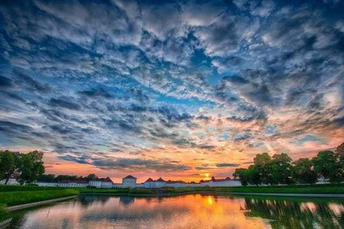 peinture par numéros | Coucher de Soleil sur le Lac | complexe paysages | FiguredArt