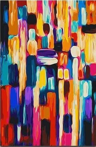 peinture par numéros | Couleurs | abstrait complexe | FiguredArt