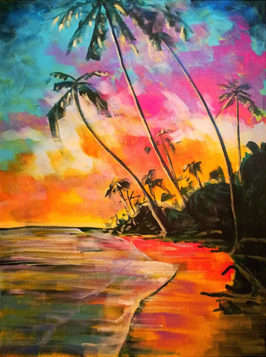 peinture par numéros | Couleurs de la Plage | Facile, paysages | FiguredArt