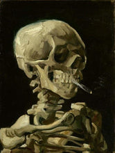 Charger l&#39;image dans la galerie, peinture par numéros | Crâne de Tabagiste | abstrait intermédiaire | FiguredArt
