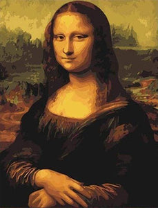 peinture par numéros | Da Vinci Mona Lisa La Joconde | intermédiaire reproduction | FiguredArt