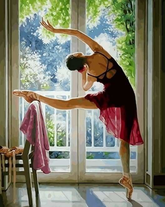 Peinture Numero Adulte Danseuse De Ballet Numero D Art Peinture