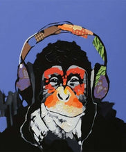 Charger l&#39;image dans la galerie, peinture par numéros | DJ Singe | animaux facile singes | FiguredArt