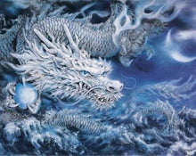 Charger l&#39;image dans la galerie, peinture par numéros | Dragon de glace | animaux complexe dragons | FiguredArt
