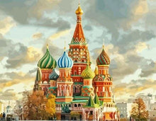 Charger l&#39;image dans la galerie, peinture par numéros | Eglise Saint-Pétersbourg | facile ville | FiguredArt