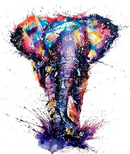 Charger l&#39;image dans la galerie, peinture par numéros | Eléphant d’Asie en peinture | animaux, Complexe, france, éléphants | FiguredArt