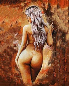 peinture par numéros | Femme nue de Dos | complexe nu romantique | FiguredArt