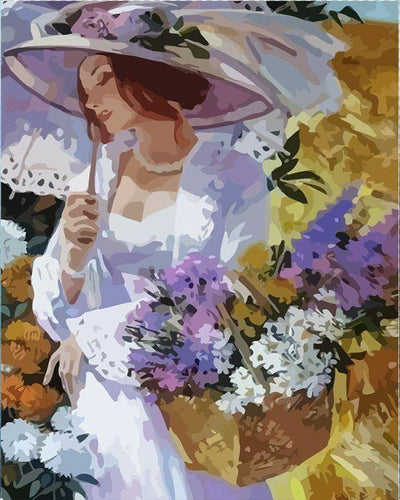 peinture par numéros | Femme Romantique | Facile, romantique | FiguredArt