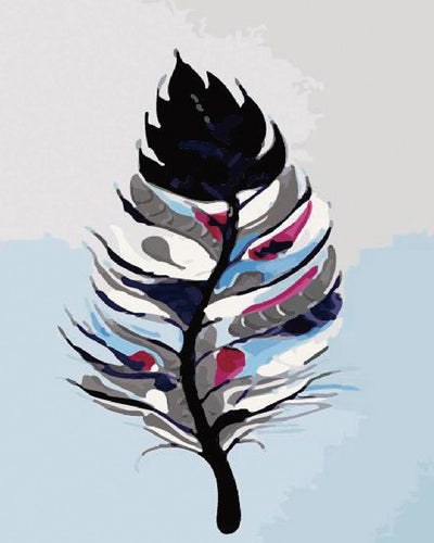 peinture par numéros | Feuille artistique | abstrait, facile | FiguredArt