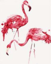 Charger l&#39;image dans la galerie, peinture par numéros | Flamants roses | animaux facile flamants roses oiseaux | FiguredArt