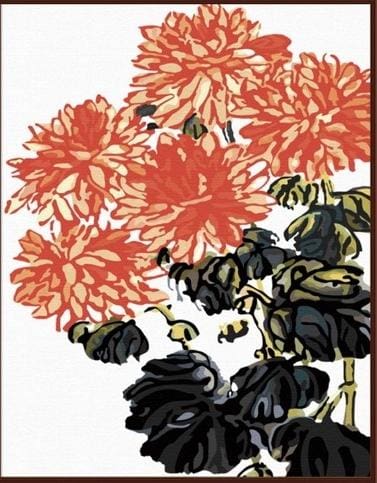 peinture par numéros | Fleur contrastée | facile fleurs | FiguredArt