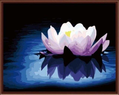 peinture par numéros | Fleur de Lotus et Sérénité | facile fleurs | FiguredArt