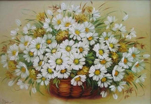 peinture par numéros | Fleurs blanches | facile fleurs | FiguredArt