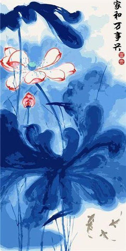 peinture par numéros | Fleurs Chinoises | Facile, fleurs | FiguredArt