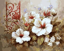 Charger l&#39;image dans la galerie, peinture par numéros | Fleurs dHibiscus | facile fleurs | FiguredArt