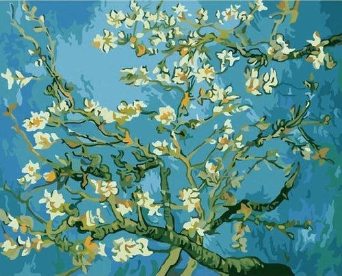 peinture par numéros | Fleurs et Branches | Facile, fleurs | FiguredArt