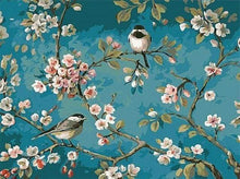 Charger l&#39;image dans la galerie, peinture par numéros | Fleurs et oiseaux 2 | animaux facile fleurs | FiguredArt