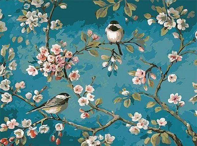 Peinture Par Numéro Figured'Art Avec Cadre - Fleurs Et Oiseaux - Kit De Loisir Creatif Diy Numero D Art Complet 40x50cm Toile Tendue Sur Chassis 10207116 Peinture Par Numéro Figured'Art Avec Cadre - Fleurs Et Oiseaux - Kit De Loisir Creatif Diy Numero D Art Complet 40x50cm Toile Tendue Sur Chassis 10207116