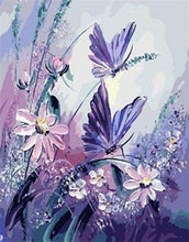 Charger l&#39;image dans la galerie, peinture par numéros | Fleurs et Papillons | animaux intermédiaire papillons | FiguredArt
