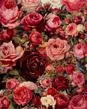 Charger l&#39;image dans la galerie, peinture par numéros | Fleurs Romantiques | fleurs intermédiaire | FiguredArt
