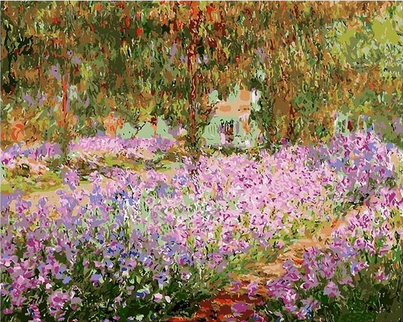 peinture par numéros | Grands champs de fleurs | Complexe, fleurs | FiguredArt