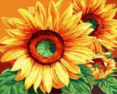 peinture par numéros | Grands Tournesols | facile fleurs | FiguredArt