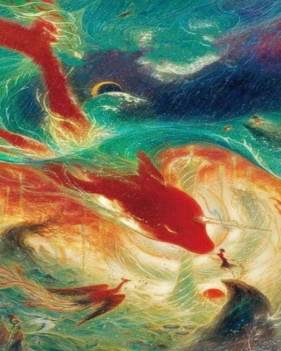 peinture par numéros | Gros Poisson abstrait | animaux complexe poissons | FiguredArt