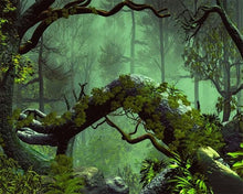 Charger l&#39;image dans la galerie, peinture par numéros | Grosse branche en forêt | Complexe, forêt, paysages | FiguredArt