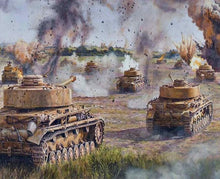 Charger l&#39;image dans la galerie, peinture par numéros | Guerre des tanks | Complexe, paysages | FiguredArt