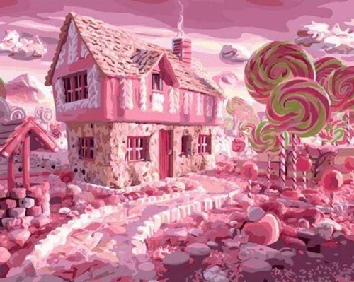 peinture par numéros | Hansel et Gretel | complexe enfants paysages | FiguredArt