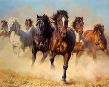 Charger l&#39;image dans la galerie, peinture par numéros | Horde de Chevaux | animaux chevaux complexe | FiguredArt