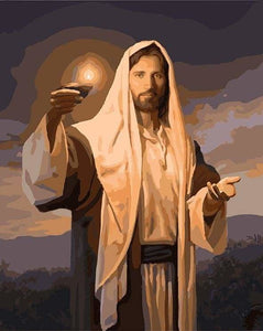 peinture par numéros | Jésus Christ lueur despoir | facile religion | FiguredArt