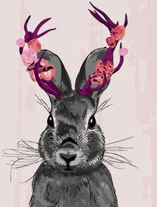 peinture par numéros | Joli Lapin | animaux facile lapins | FiguredArt