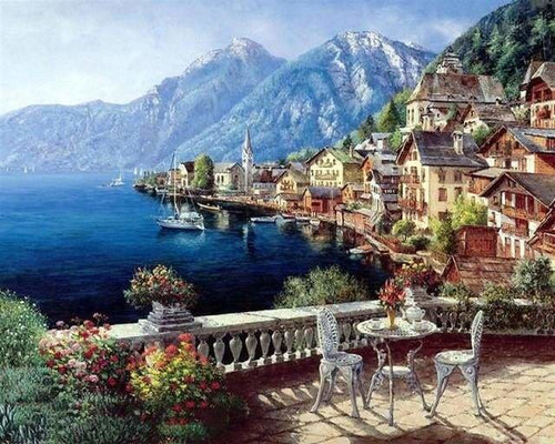 peinture par numéros | Jolie Vue sur Mer | complexe paysages | FiguredArt