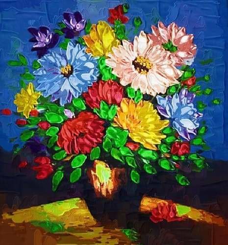 peinture par numéros | Jolies Fleurs | complexe fleurs | FiguredArt
