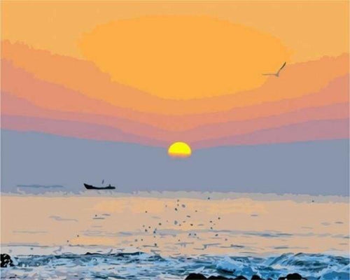peinture par numéros | Journée maritime | facile paysages | FiguredArt