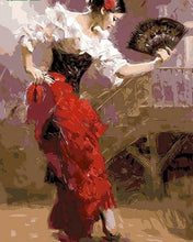 Charger l&#39;image dans la galerie, peinture par numéros | La belle Espagnole | nouveautés danse facile | FiguredArt