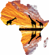 Charger l&#39;image dans la galerie, peinture par numéros | L’Afrique et Girafes | animaux, Facile, girafes, paysages | FiguredArt
