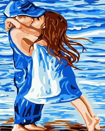 peinture par numéros | Le Baiser | facile romantique | FiguredArt